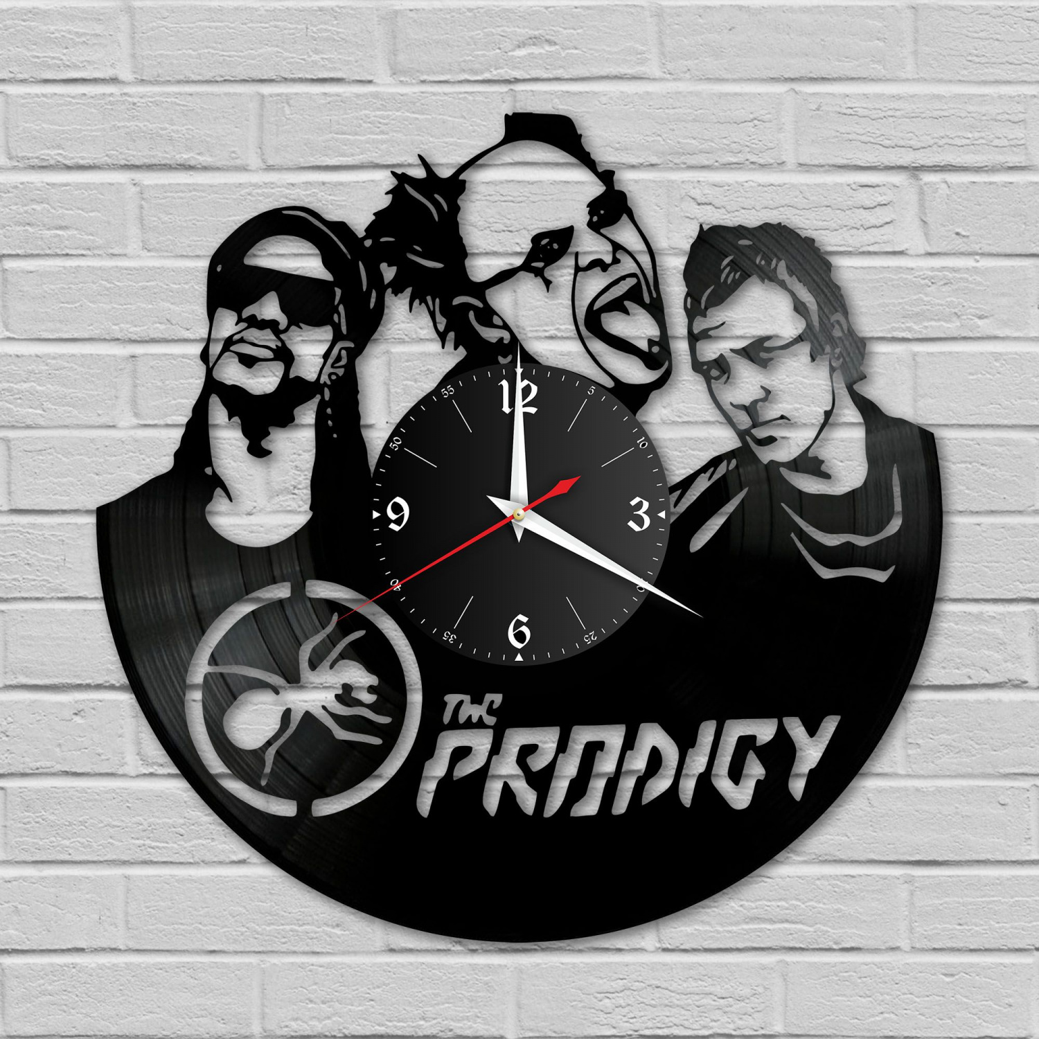Часы настенные "группа The Prodigy" из винила, №1 VC-10227