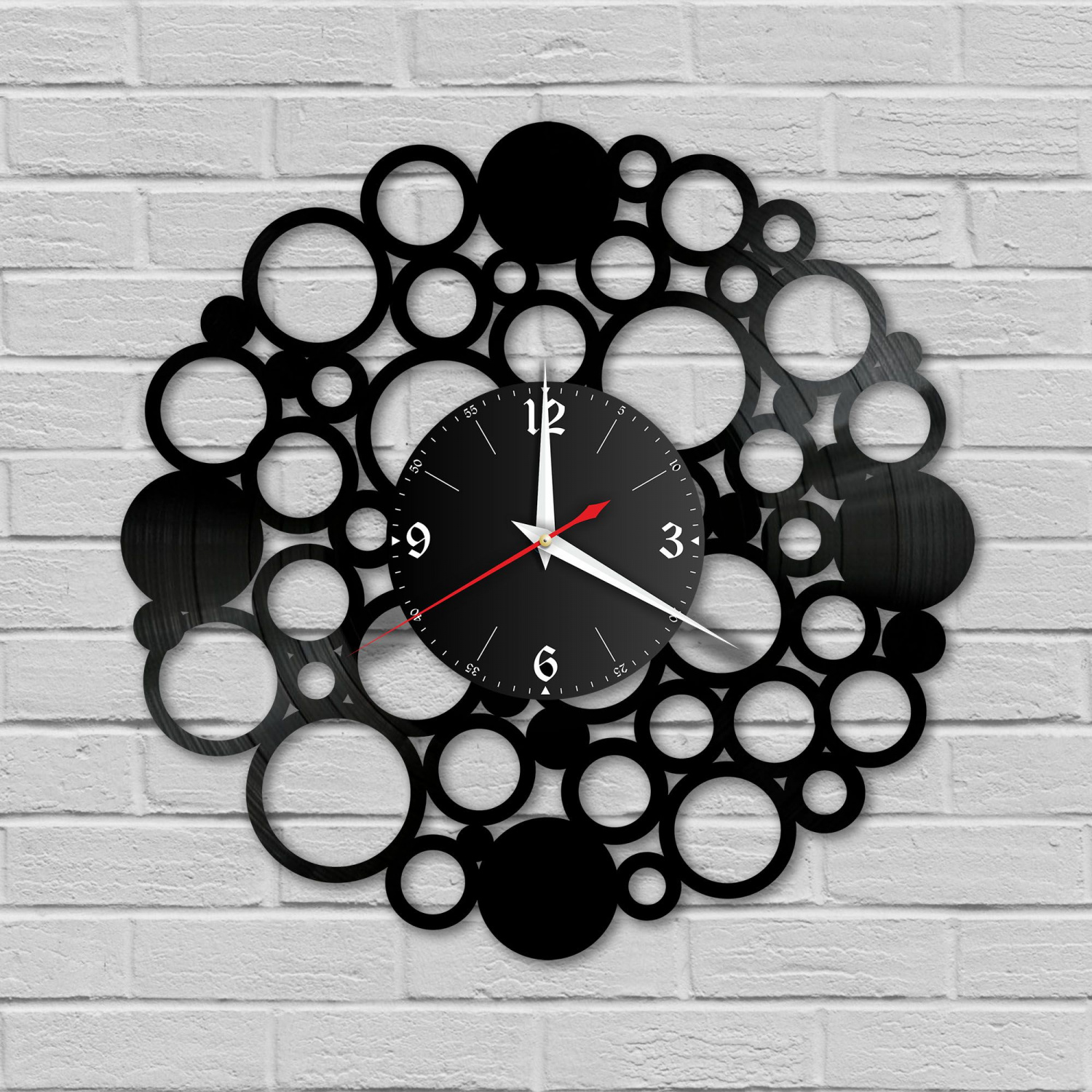Часы настенные "Декор" из винила, №1 VC-10926