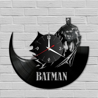 Часы настенные "Бэтмен (Batman)" из винила, №5