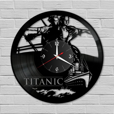 Часы настенные "Титаник" из винила, №2