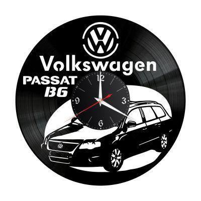 Часы настенные "Volkswagen Passat B6" из винила, №7