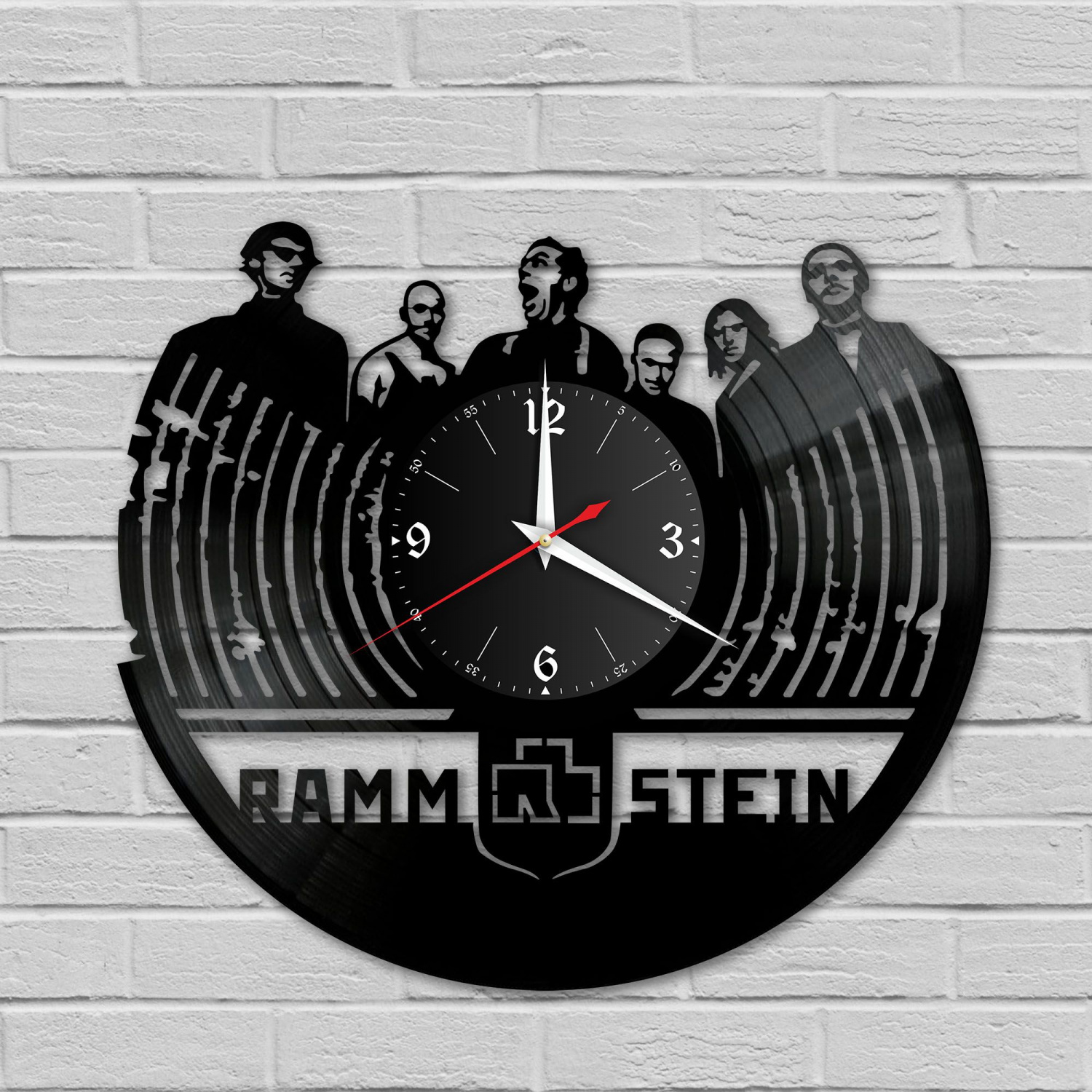 Часы настенные "группа Rammstein" из винила, №4 VC-10148