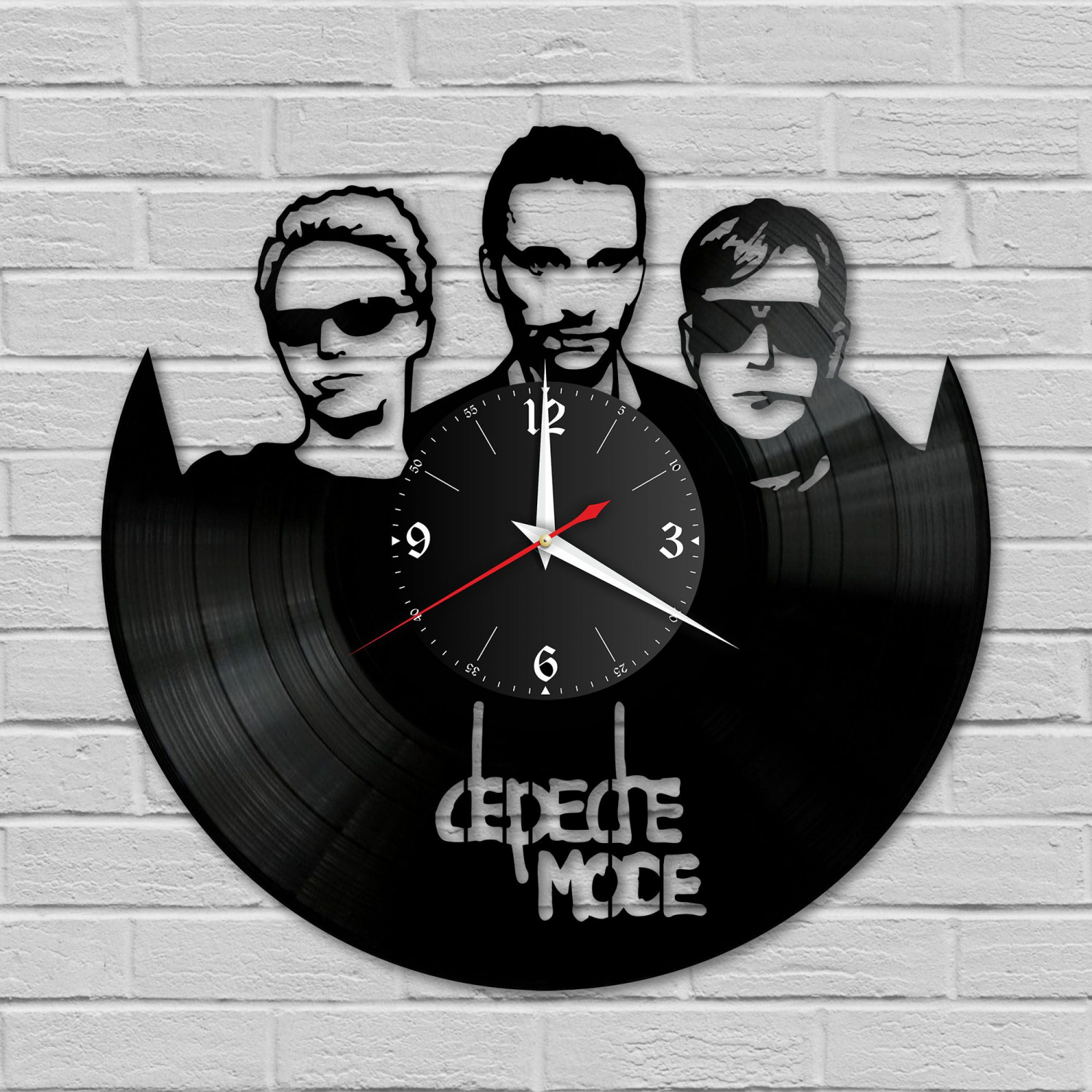 Часы настенные "группа Depeche Mode" из винила, №2 VC-10092