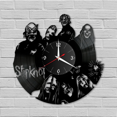 Часы настенные "группа Slipknot" из винила, №5
