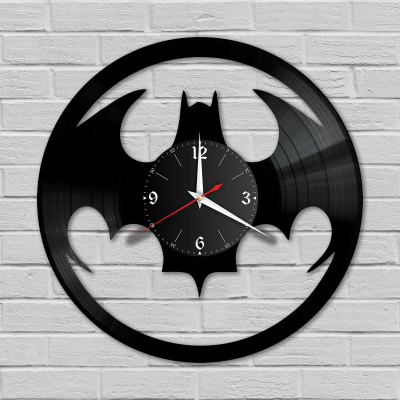 Часы настенные "Бэтмен (Batman)" из винила, №4
