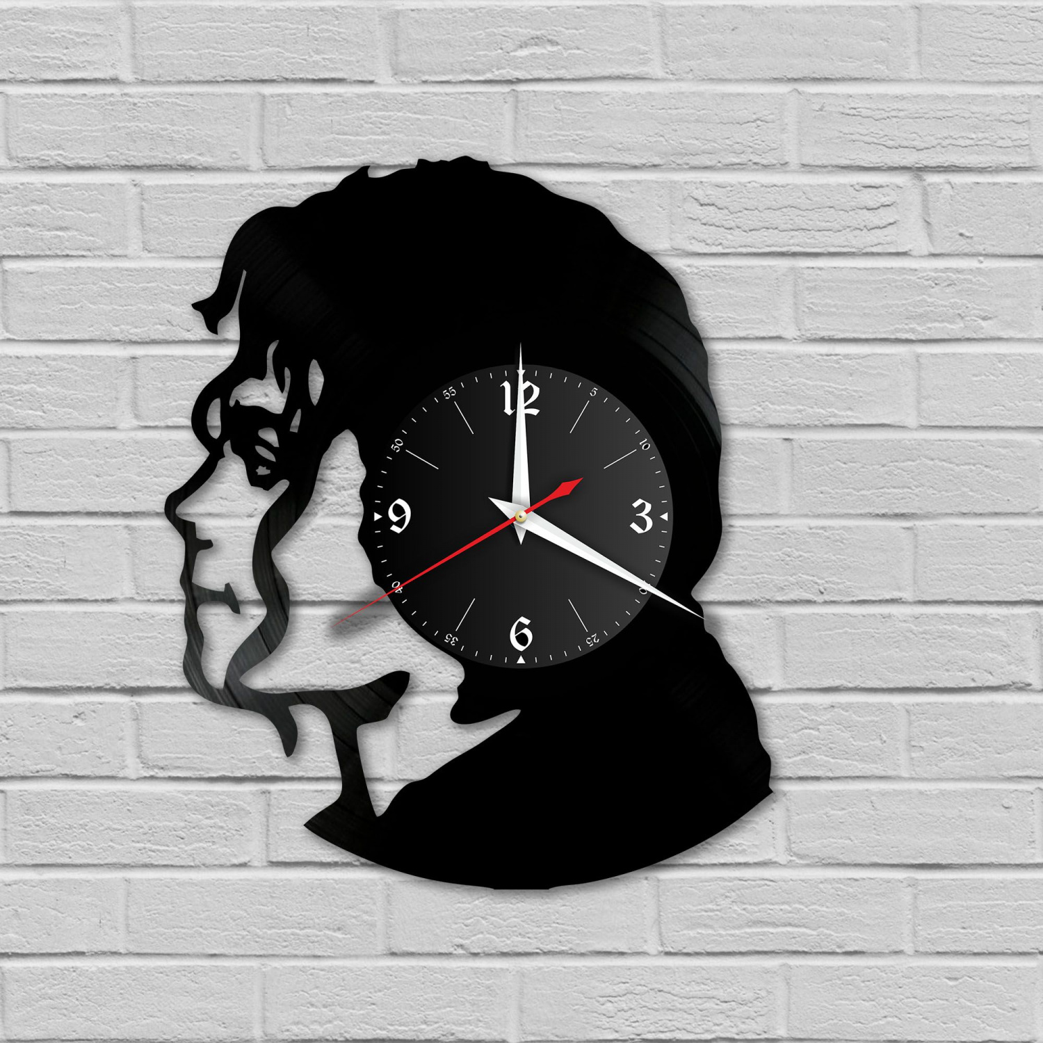 Часы настенные "Майкл Джексон" из винила, №3 VC-10236