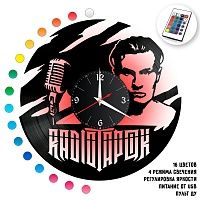 Часы с подсветкой "Радио Тапок" из винила, №1