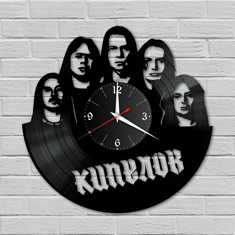Часы настенные "Кипелов (Ария)" из винила, №2