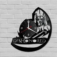 Часы настенные "Игра Dishonored" из винила, №1