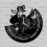 Часы настенные "м/ф Утиные истории" из винила, №1