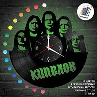 Часы с подсветкой "Кипелов (Ария)" из винила, №2